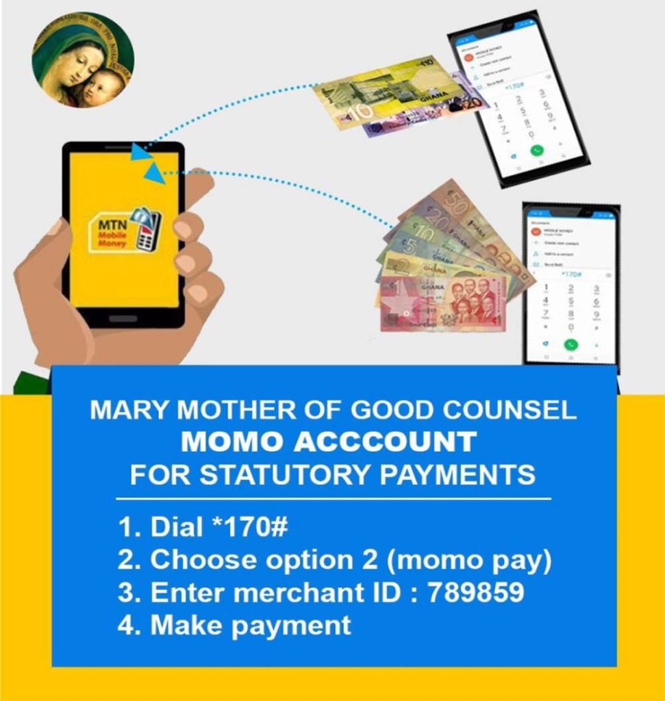 Mary Mother of Good Counsel mobile money