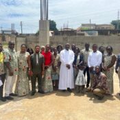 MMGC Parishioners visit the building site of St. Joseph the Worker Catholic Church, Weija